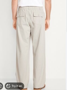 old navy ♡ baggy soft large workwear pants neutral minimal mens